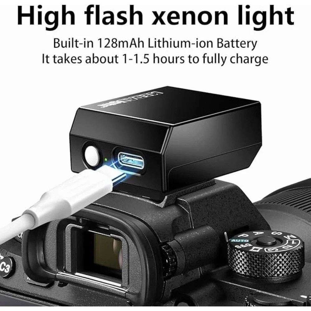 F1s Mini Camera Flash for Ricoh GR3/GR3X/Fuji/Sony ZV1/Nikon/Canon/Olympus